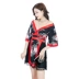 Hộp đêm ăn mặc gợi cảm Slim kimono giảm béo ngực thấp backless sâu V-cổ một từ hộp đêm thanh nữ quần áo - A-Line Váy A-Line Váy