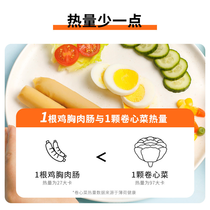 舌里鸡肉肠低脂卡高蛋白即食鸡胸肉 舌里鸡胸