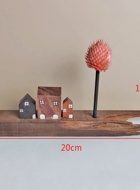 纯实木装饰ins客厅小摆件