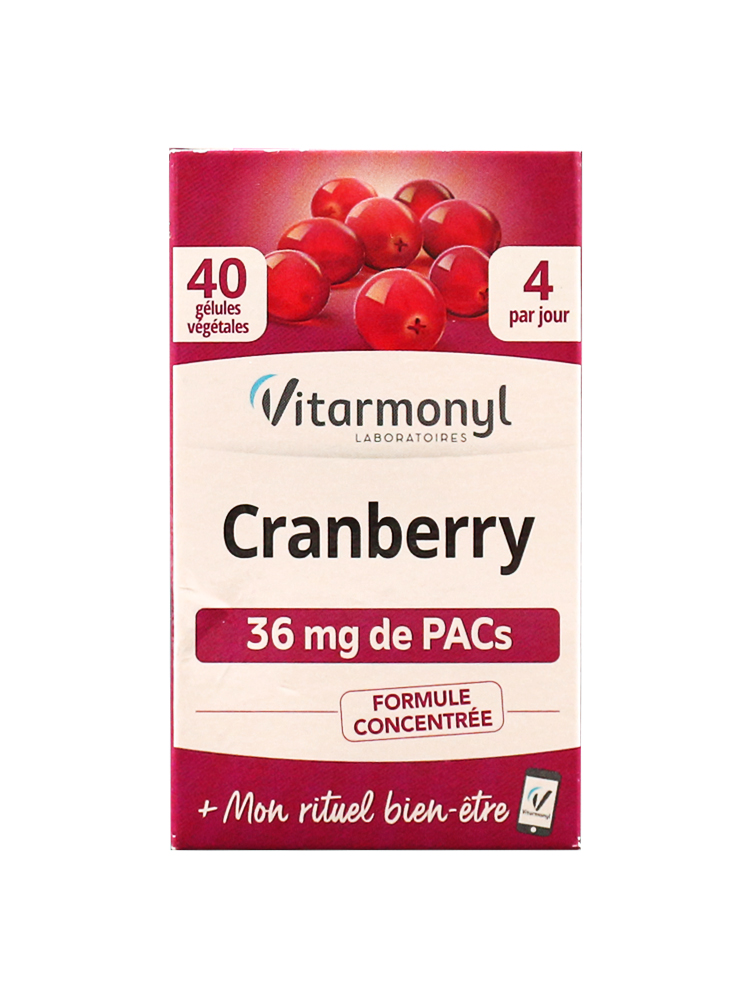 法国Vitarmonyl蔓越莓胶囊精华卵巢保养子宫调理女性月经私处护理多图3