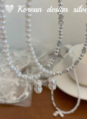 花生银饰未镶嵌原创设计日韩