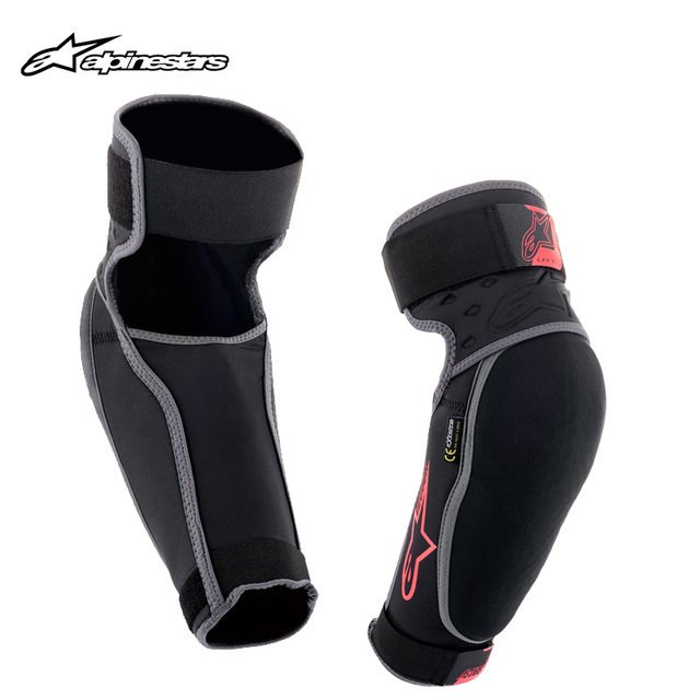 Italian motocross knee pads vector