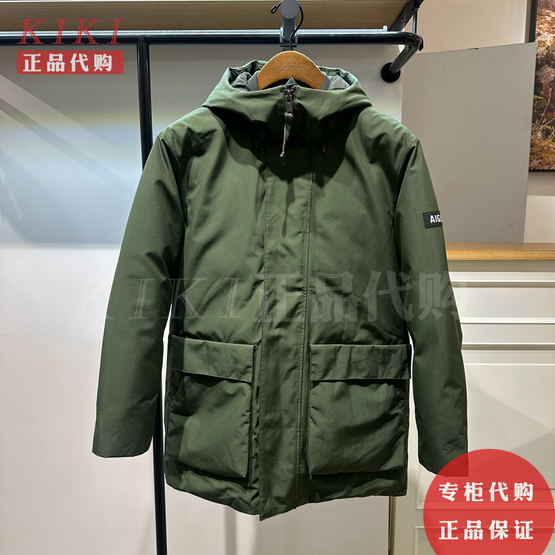 AIGLE艾高专柜正品2023年冬新品AIW22MOUI030羽绒服男AJ411 AJ412-图0