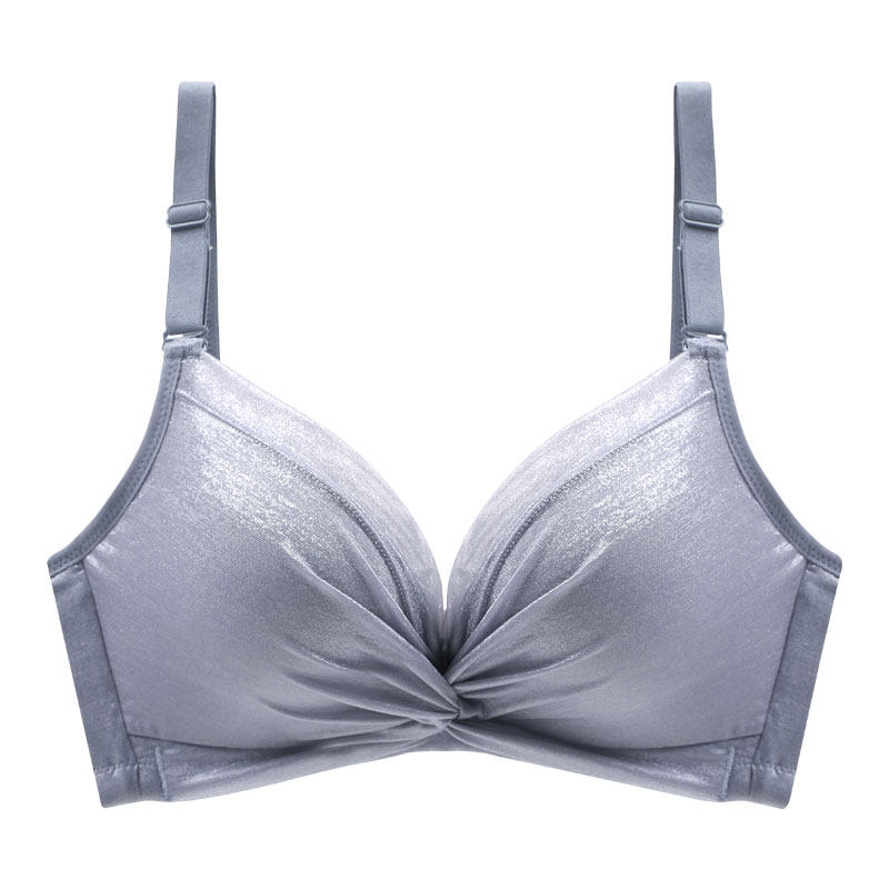 泰国乳胶女平无钢圈调整型收副乳 茵祺美文胸