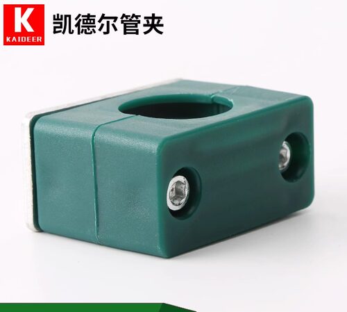 轻型管夹单孔内六角塑料管夹船用液压管夹油管管卡固定夹子6-30mm - 图1