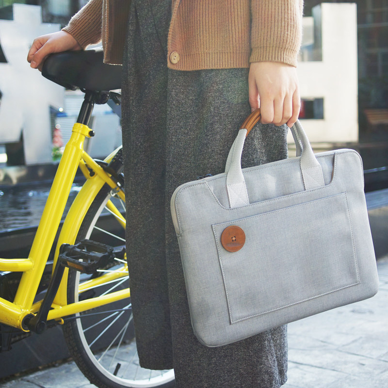 女新款帆布商务个性简约工作公文包 新番祖天喆女士包袋