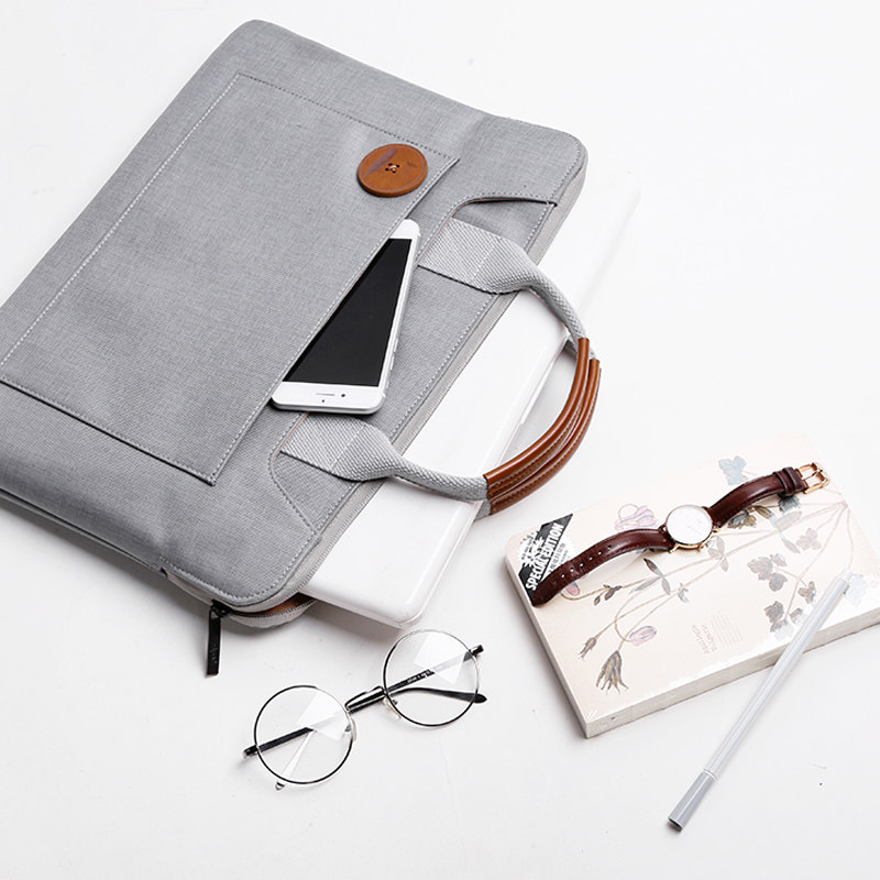 女新款帆布商务个性简约工作公文包 新番祖天喆女士包袋