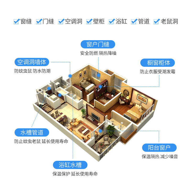 整箱15瓶通城聚氨酯发泡胶泡沫胶填缝剂900克门窗密封膨胀填充剂 - 图1