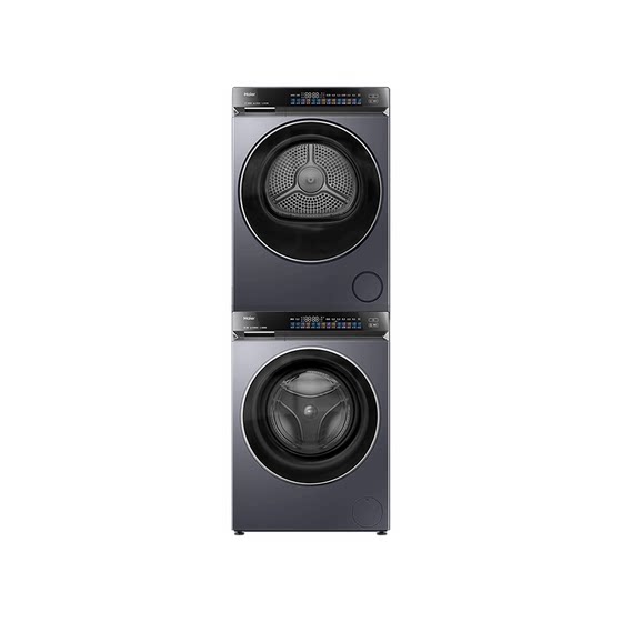 【精品】Haier/海尔 XQG100-BE839+GA100-S839 洗烘套装 极夜灰