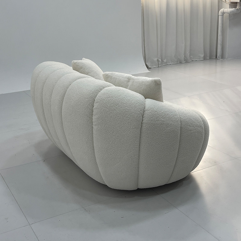 粤礼羊羔绒南瓜沙发现代简约时尚款家用小户型YLX11001,淘宝优惠券,粉丝福利购,淘宝优惠卷