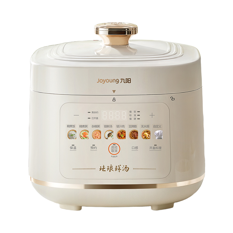 九阳电压力锅家用双胆多功能智能高压饭煲不锈钢5L大容量煲汤锅 - 图0
