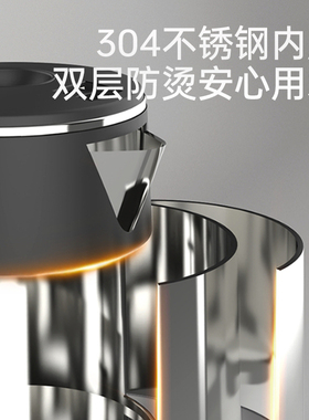 美菱MY-A03茶吧机饮水机双壶配置24小时保温多段控温