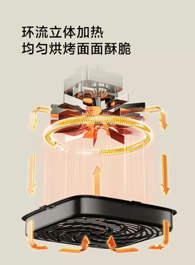 小米米家N1 5L家用可视免翻面蒸汽多功能不粘涂层2026年空气炸锅