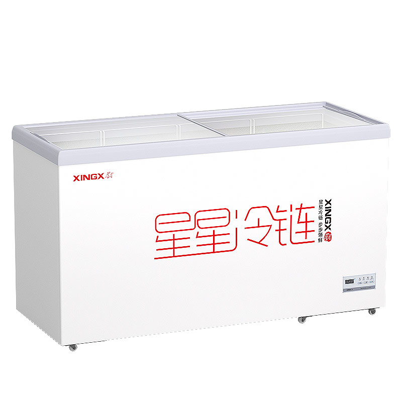星星 卧式冷藏冰柜商用点菜柜饮料鲜肉海鲜大容量 SD/SC-540BE - 图0