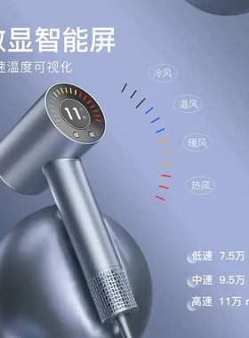 康夫大风力电吹风KF-K13离子护发