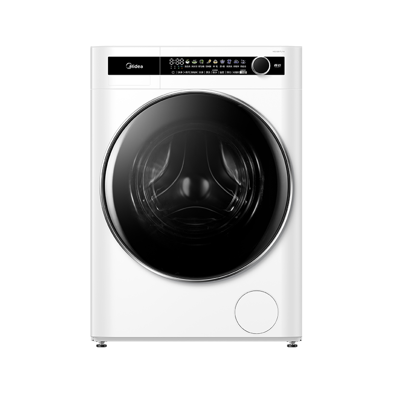 Midea/美的超薄自由嵌得心系列精粹洗滚筒洗衣机MG100VTL1W-图0
