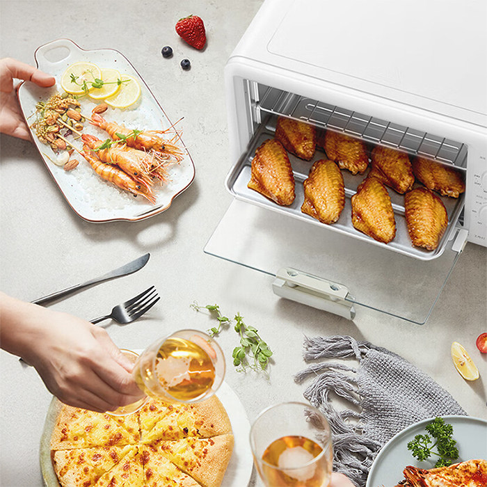 长虹家用迷你10升极简操作定时控温烘焙炸烤多功能电烤箱KX-10J01,淘宝优惠券,粉丝福利购,淘宝优惠卷