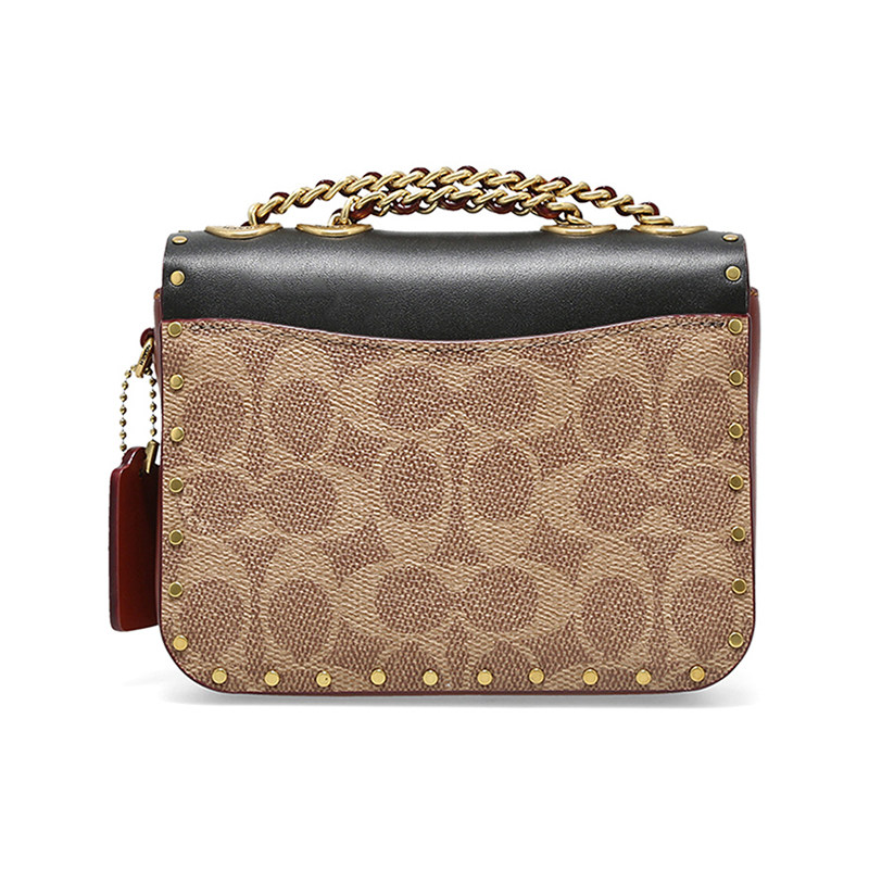 coach专柜新款女士山茶花链条包 Clim海外女士包袋