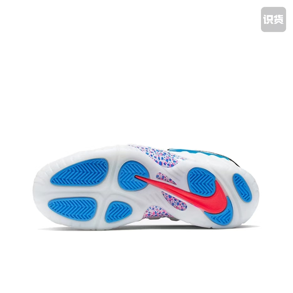 Nike漆皮彩钩喷泡 防滑耐磨 中帮儿童篮球鞋【潍坊仓】644792-102 - 图0