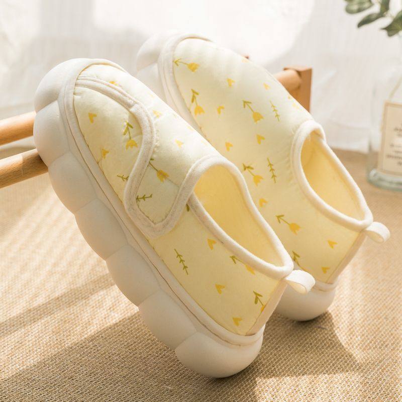 月子鞋孕妇产后10月11月春秋魔术贴夏季薄款秋冬包跟家居棉拖鞋女,淘宝优惠券,粉丝福利购,淘宝优惠卷