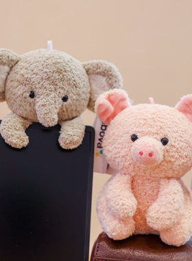 新款桌伴毛绒玩具公仔企鹅兔子狐狸恐龙学习搭子陪伴娃娃儿童礼物