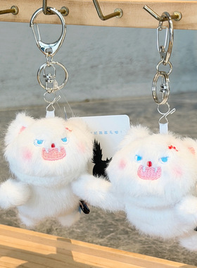 原创炸毛小宠趴趴mini可爱小猫钥匙扣公仔玩偶小礼品
