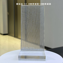 Minimalist art clip wire tempered glass sandwich double glass suitable for villa screen partition designer