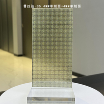 Factory straight for art clip wire tempered glass clip glued sandwich unbreakable craft glass suitable for screen partition