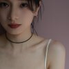 Natural black spinel super flash clavicle chain