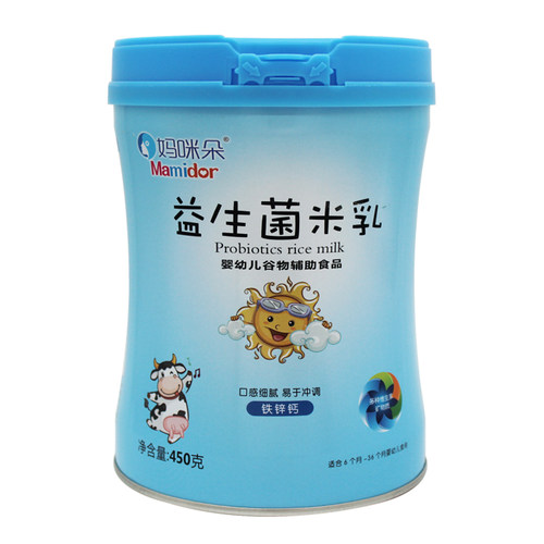 妈咪朵益生菌米乳婴幼儿辅食营养米粉米糊6-36月宝宝米乳450克 - 图2
