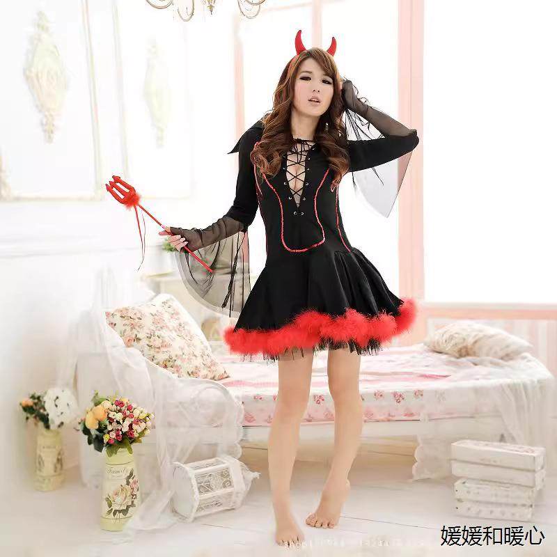 恶魔cosplay万圣服制服舞台服表演服万圣节服装女装,淘宝优惠券,粉丝福利购,淘宝优惠卷
