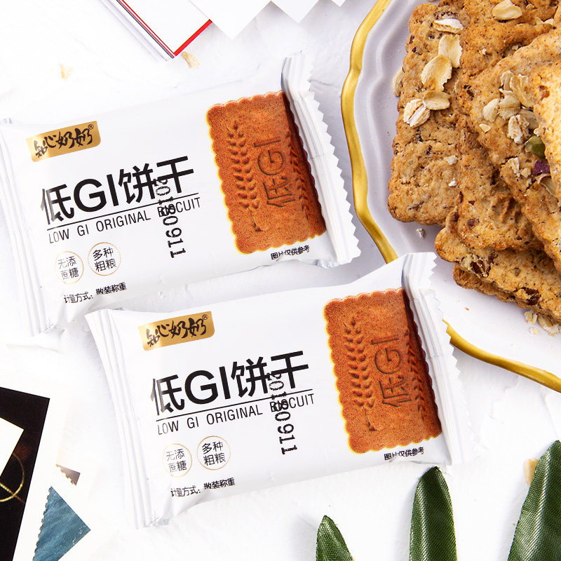 粗粮饱腹全麦压缩红豆0卡脂肪饼干 莞铭食品营养（消化）饼干