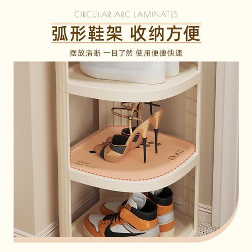 鞋架子家用门口多层小窄简易鞋架入户门收纳宿舍鞋柜2025新款爆款 - 图0