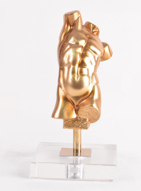 可定制创意抽象人像雕塑摆件酒店