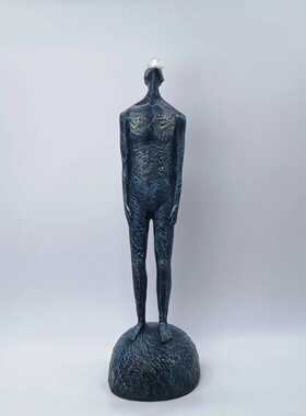 可定制抽象人物雕塑摆件样板间