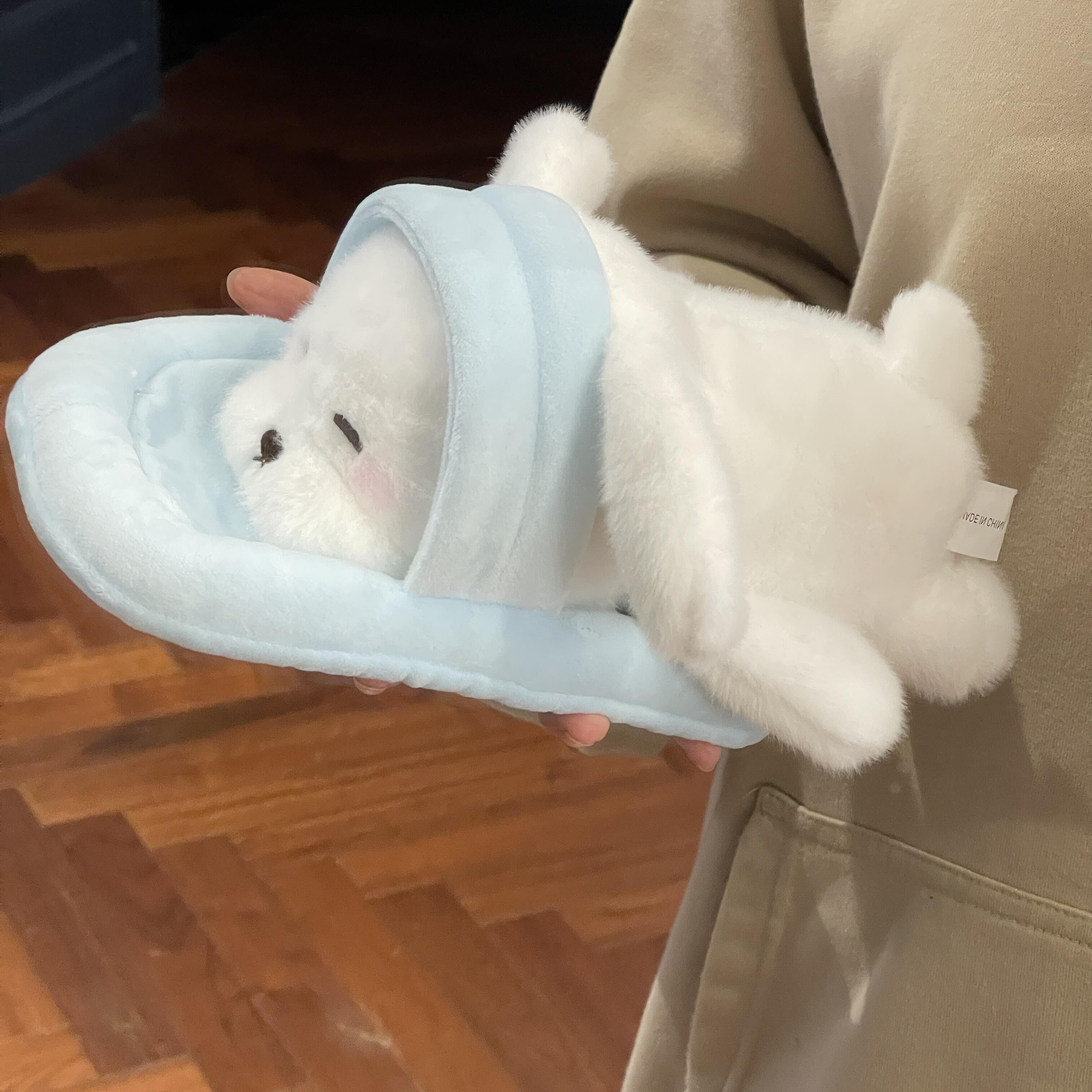 怪想派对补丁兔子考拉公仔毛绒玩具可爱情侣拖鞋小狗治愈陪伴玩偶,淘宝优惠券,粉丝福利购,淘宝优惠卷