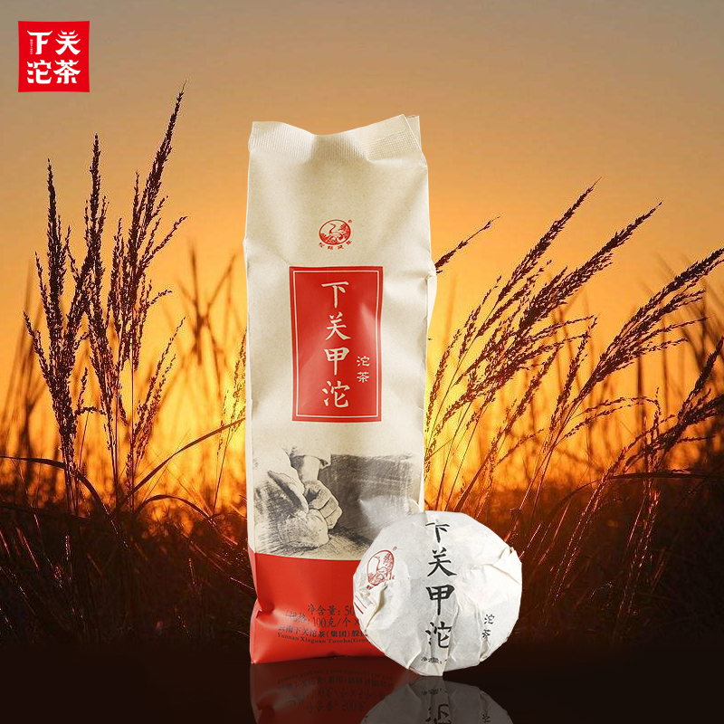 下关甲沱生茶 2018年 100g*5/条春茶绿色食品下关沱茶普洱茶-图0