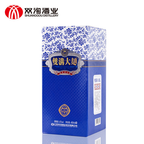 【酒厂直营】双沟大曲小青花瓷42度480mL*6瓶整箱浓香纯粮白酒 - 图2