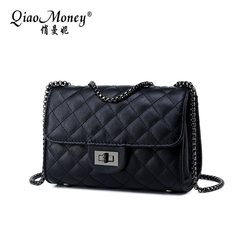 2020新款潮韩版菱格链条包ins 俏曼妮女士包袋