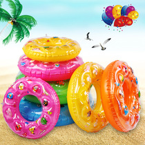 Summer new swimming ring 50-90 crystal double layer thickened adult cartoon underarm inflatable swimming ring