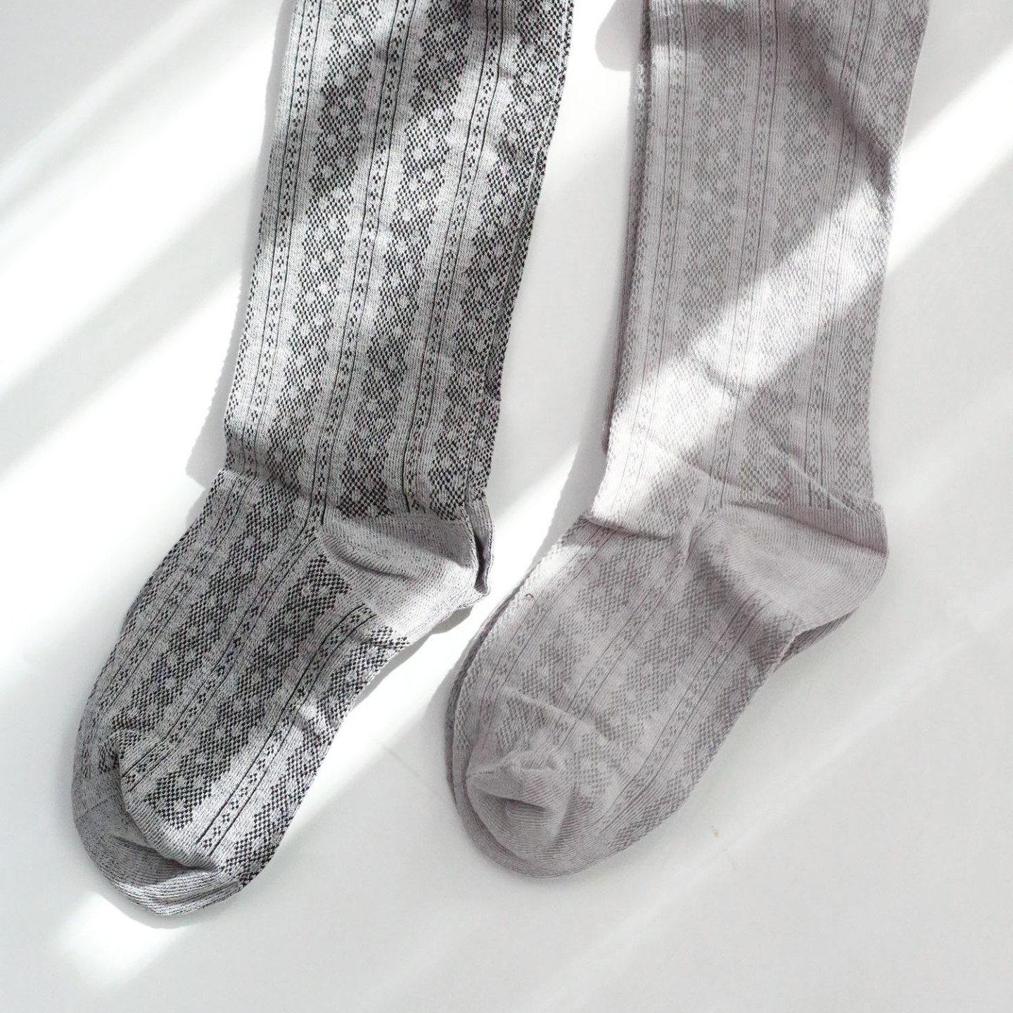 复古蕾丝竖纹几何纹理薄棉连裤袜女秋季灰色高弹力带脚型打底袜,淘宝优惠券,粉丝福利购,淘宝优惠卷