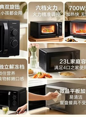 政府补贴格兰仕微波炉家用小型平板式23升大容量商用2026新款X60A