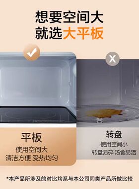 格兰仕微波炉23升平板式家用易洁内胆G5操作精简易学官方正品