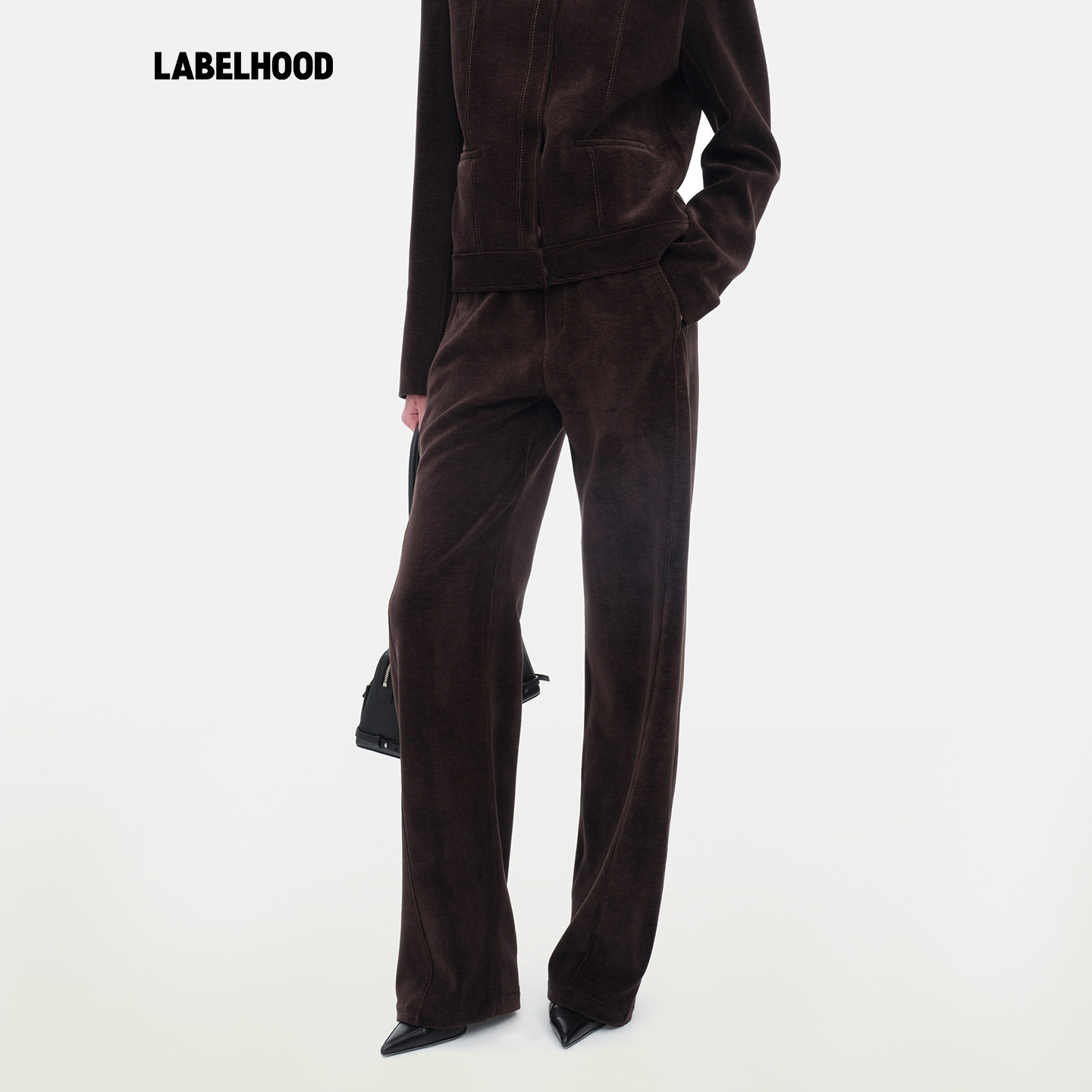 【YIRANTIAN】蕾虎简约休闲牛仔茧型长裤百搭秋冬新女装裤子,淘宝优惠券,粉丝福利购,淘宝优惠卷