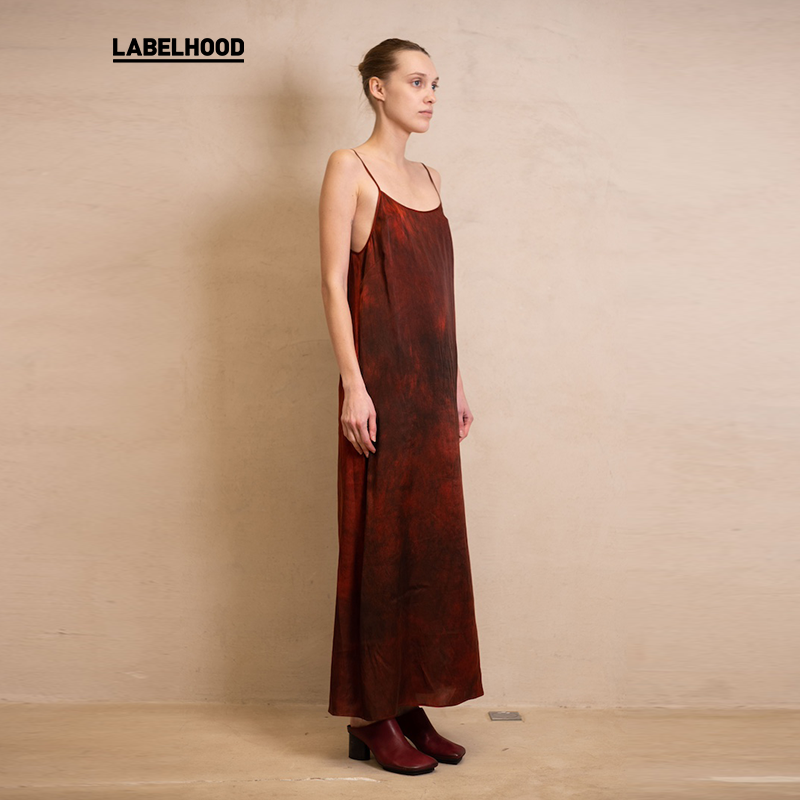 【UMA WANG】蕾虎设计感简约复古中式吊带ANAYADRESS女装裙子秋冬,淘宝优惠券,粉丝福利购,淘宝优惠卷