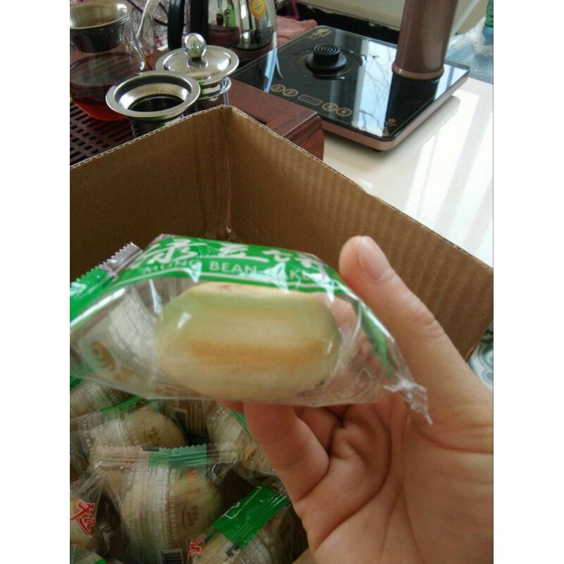 潮汕特产整箱500g厦门心品绿豆饼 良山谷珍传统糕点