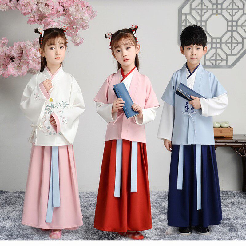 中华孝道国学服三字经声律启蒙汉服 呼噜城民族服装/舞台装