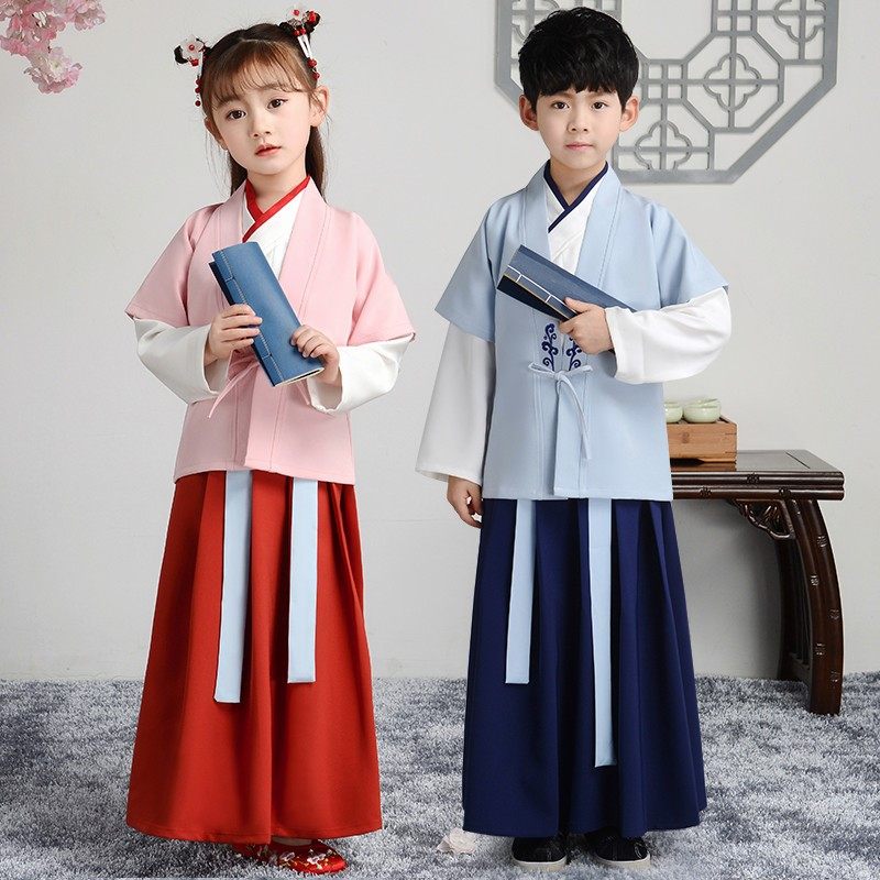 中华孝道国学服三字经声律启蒙汉服 呼噜城民族服装/舞台装