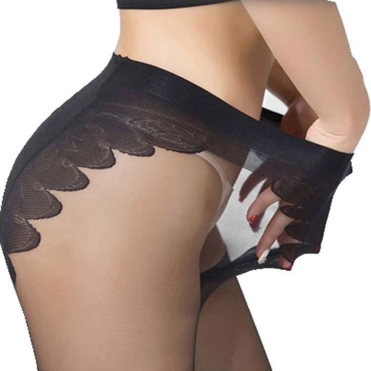 4条装比基尼夏季性感隐形袜连裤袜 呼噜城连裤袜/打底袜