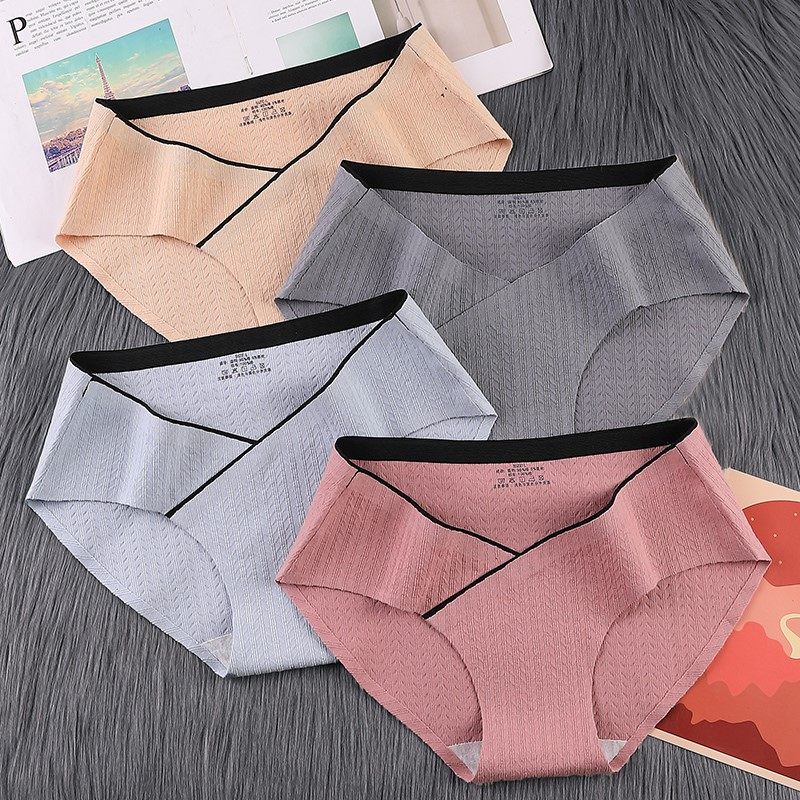 孕妇纯棉低腰无痕怀孕期夏季内裤 呼噜城内裤